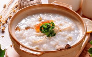 Cháo tổ yến thịt gà